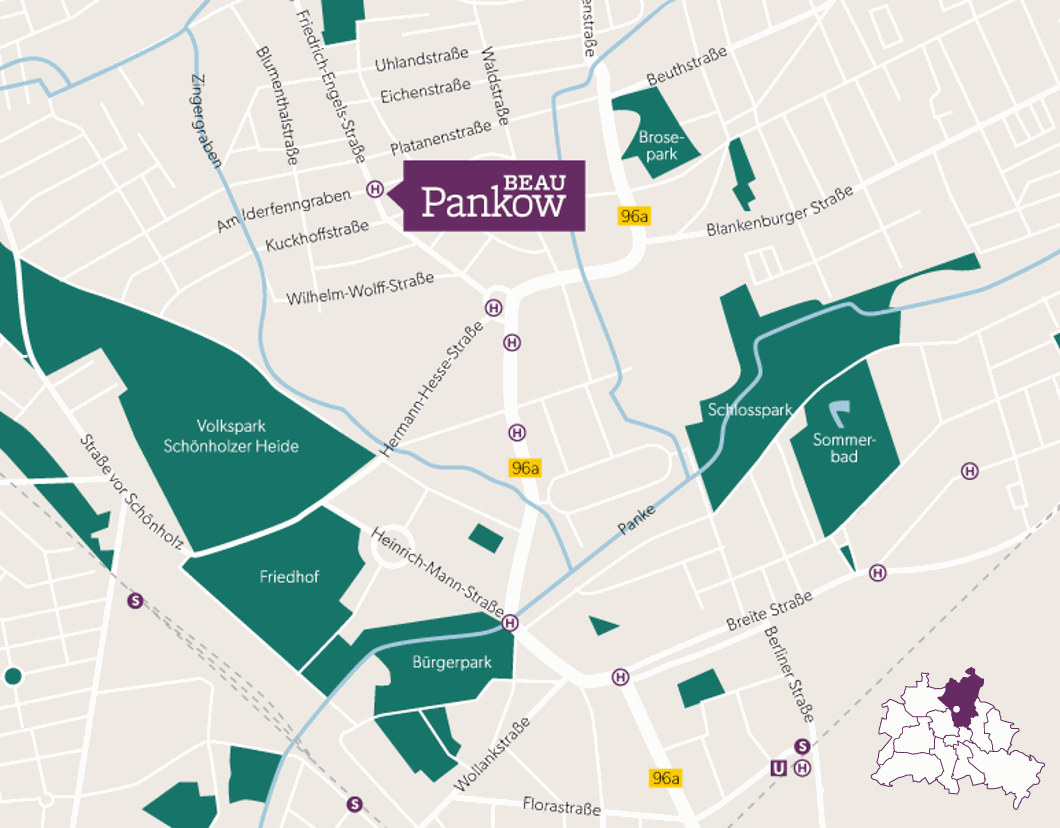 Beau Pankow Lageplan